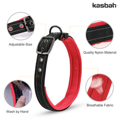 Comfortable Neoprene Padded Reflective Dog Pet Collar