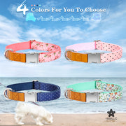 Cute Flower Dog Collars For Girl Female Small Medium Large