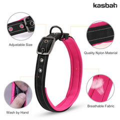 Comfortable Neoprene Padded Reflective Dog Pet Collar