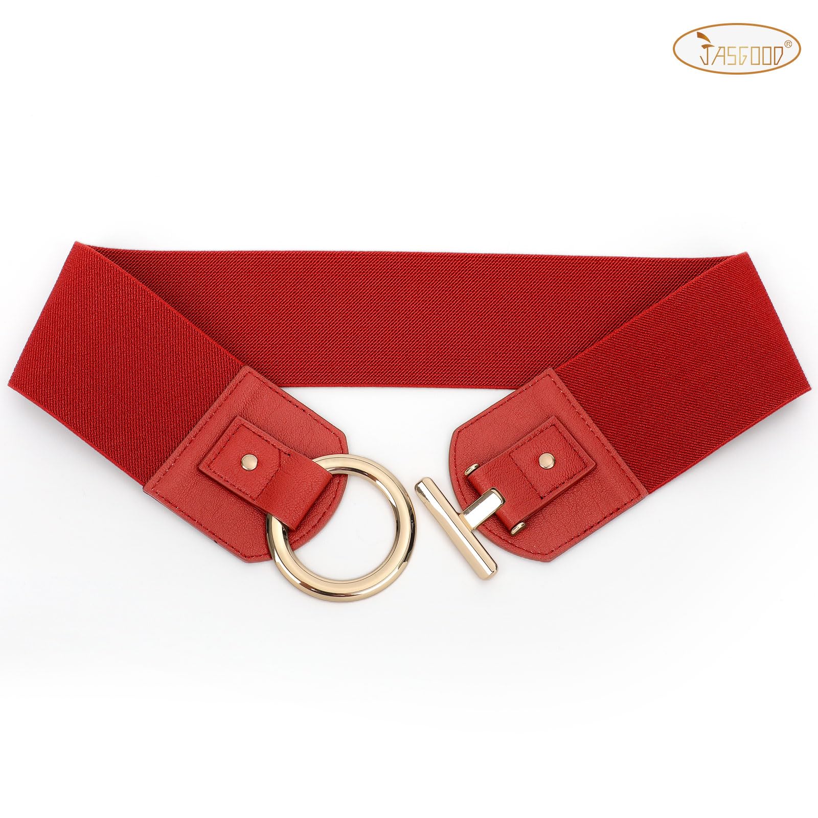 JASGOOD Women Wide Elastic Waist Belt Fashion Stretchy Dress Belt - JASGOOD OFFICIAL