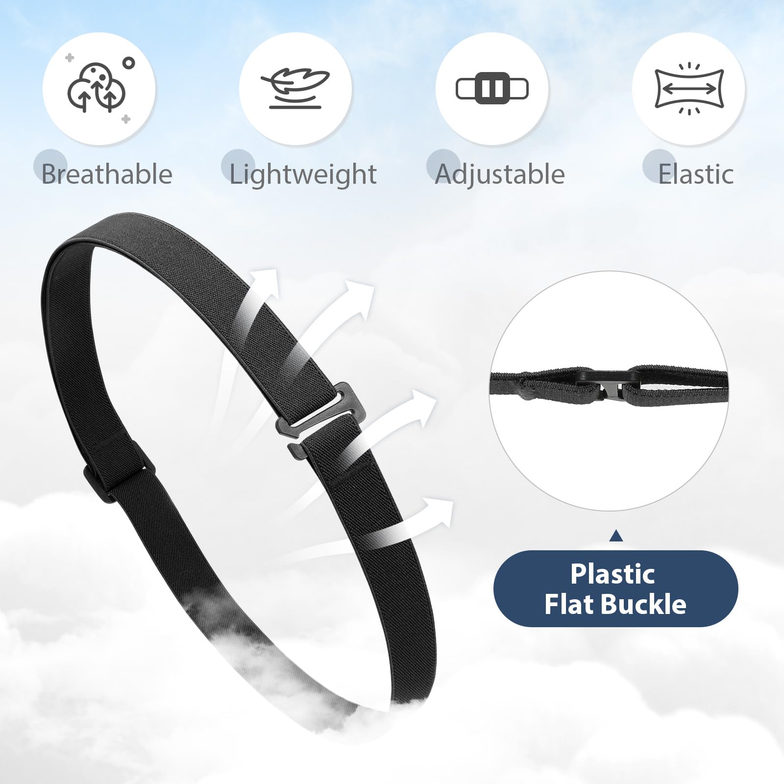 JASGOOD Crop Top Tuck Waist Band Adjustable Band for Sweater Shirts Tuck Band Women Elastic Stretch Belts - JASGOOD OFFICIAL