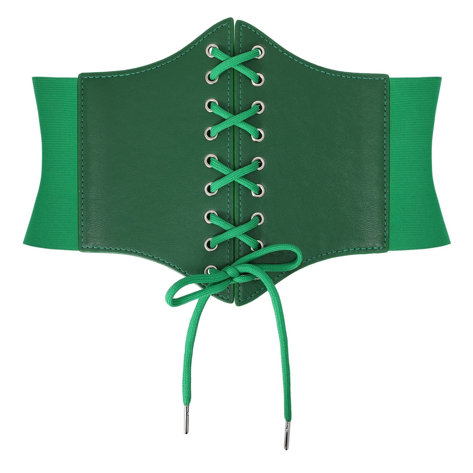 JASGOOD Women’s Elastic Costume Waist Belt Lace-up Tied Waspie Corset Belts for Women - JASGOOD OFFICIAL