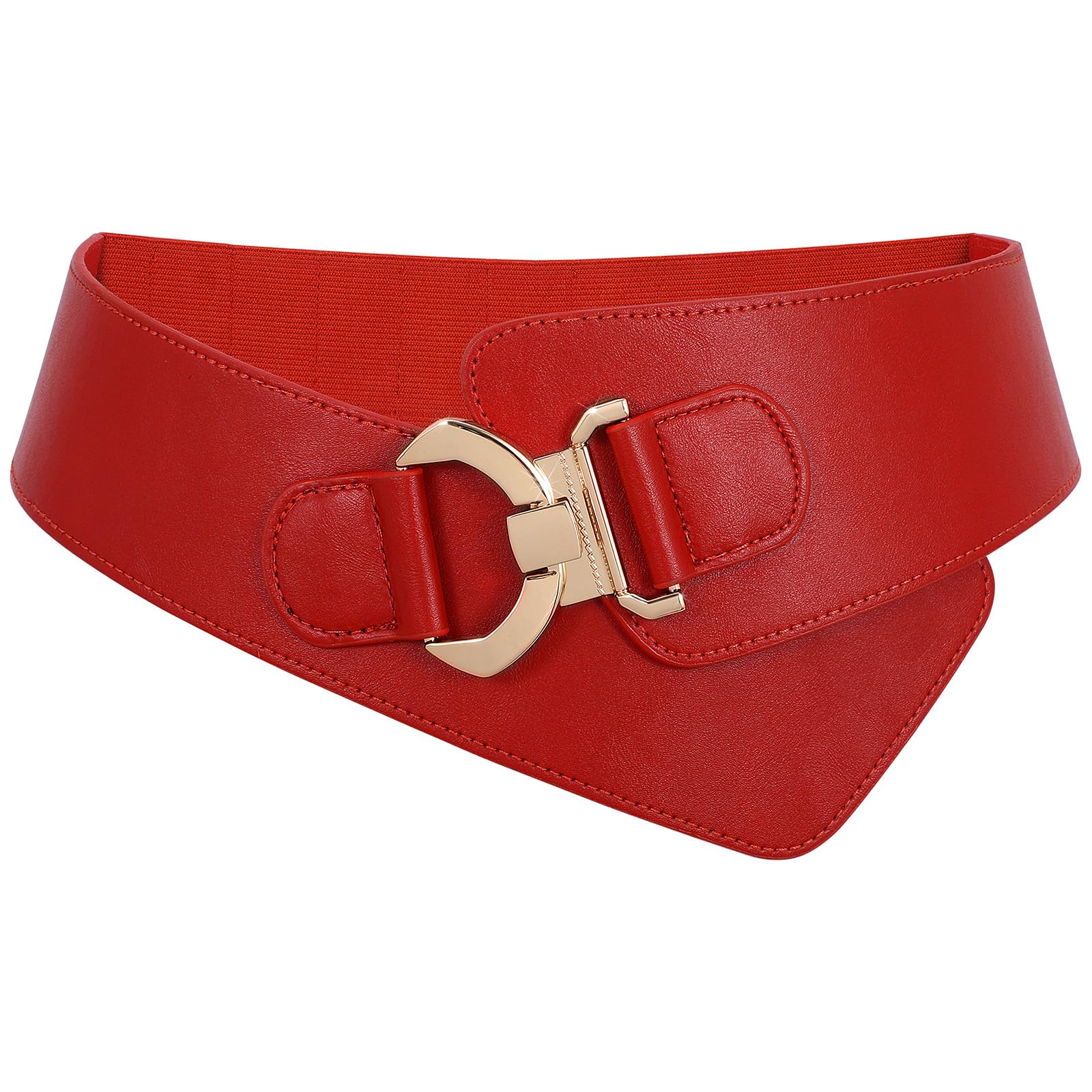 JASGOOD Wide Elastic Stretch Waist Belt Women's Adjustable Fashion Dress Belt - JASGOOD OFFICIAL
