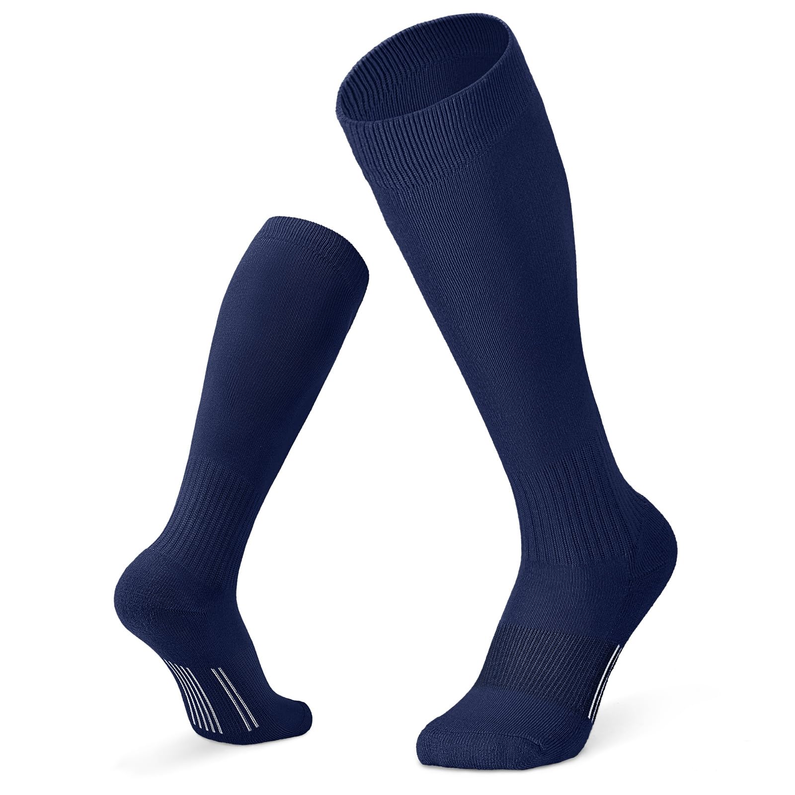 JASGOOD Soccer Socks Kids Baseball Softball Sock Youth Boys Girls Women Men Football Sock for Adult Team Sport Athletic Socks