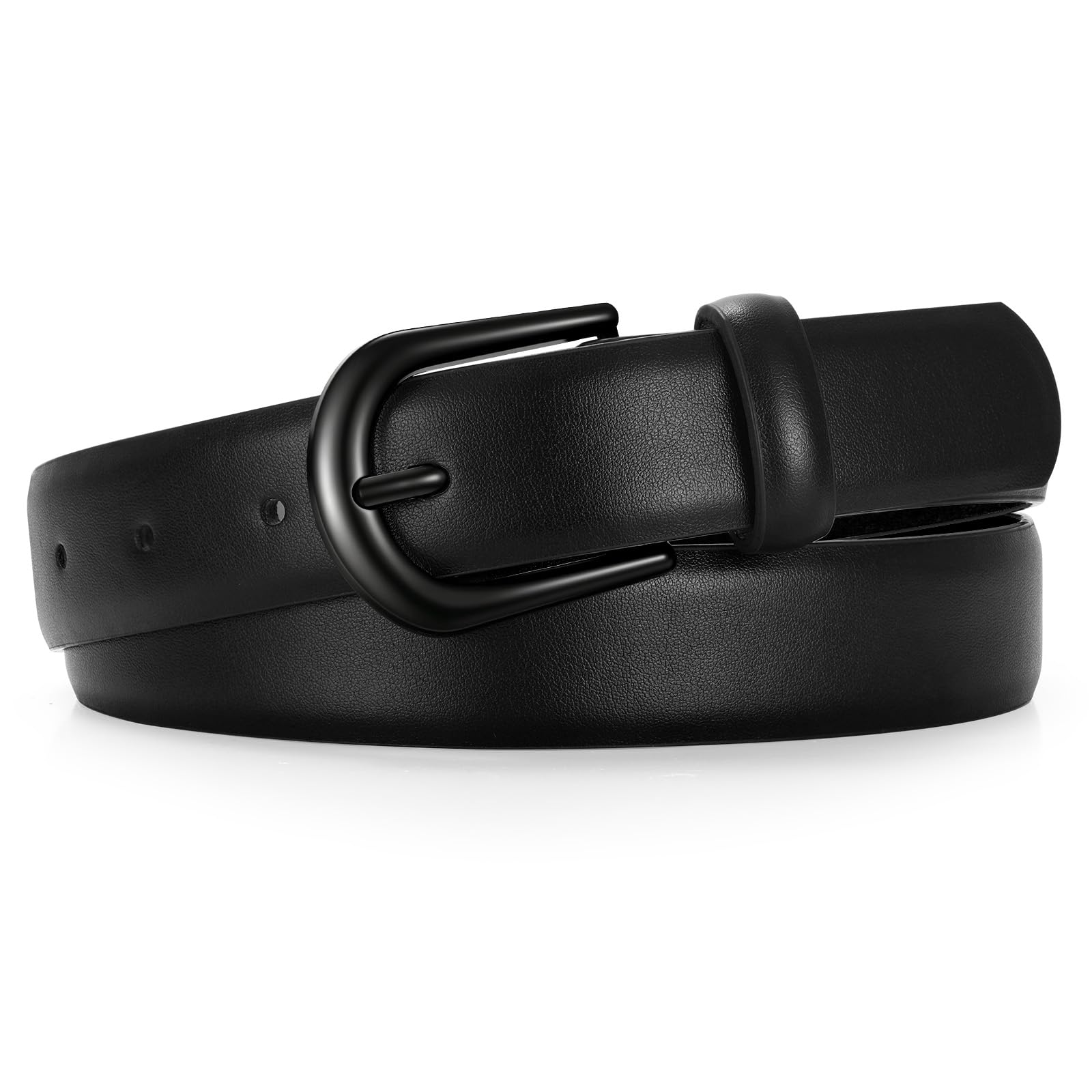 JASGOOD Leather Belt Women Belts for Jean Pants with Gold Buckle Fashion Ladies Waist Belt - JASGOOD OFFICIAL