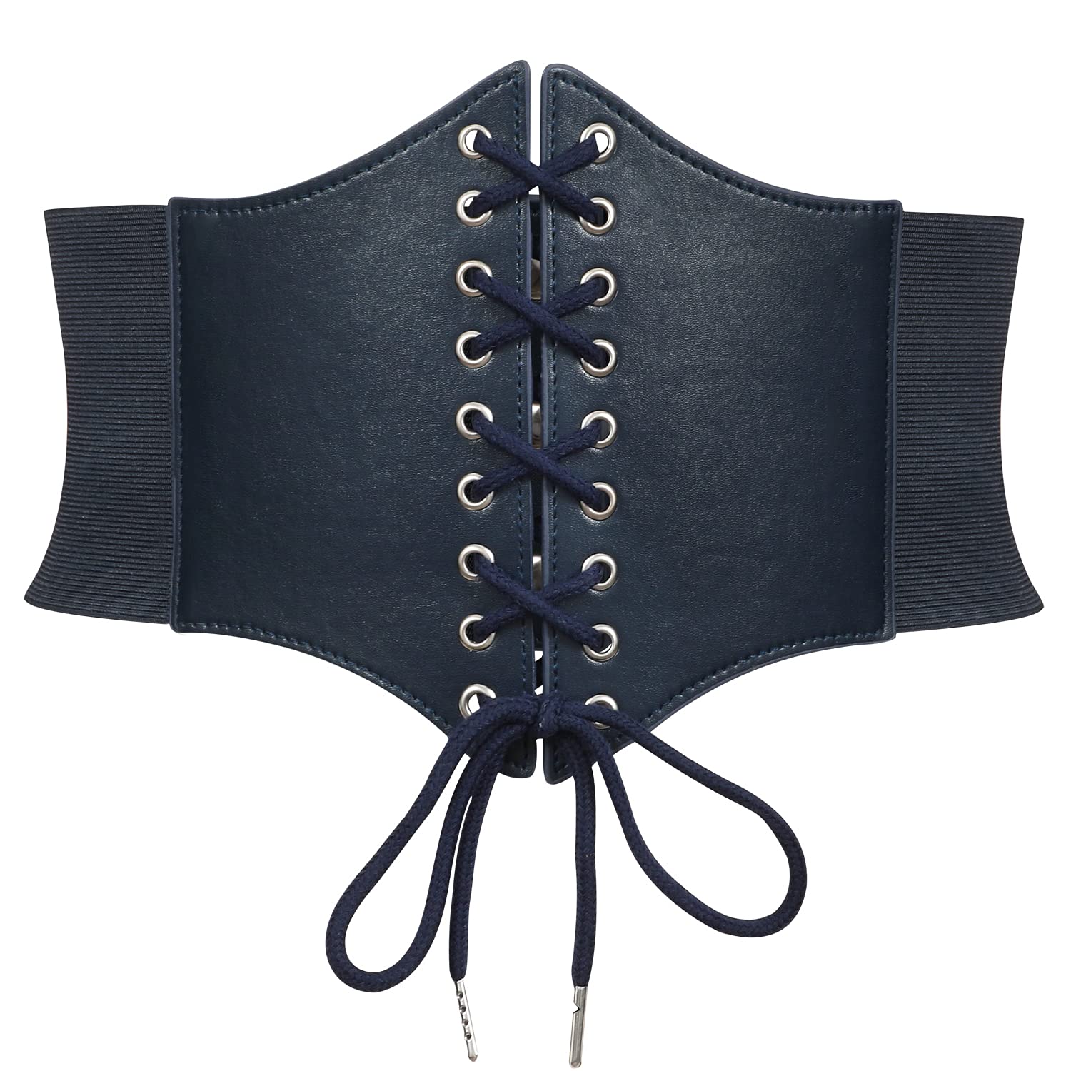 JASGOOD Women’s Elastic Costume Waist Belt Lace-up Tied Waspie Corset Belts for Women - JASGOOD OFFICIAL