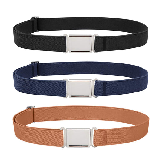 JASGOOD Kids Adjustable Magnetic Belt Boys Girls Elastic Belt with Easy Magnetic Buckle for Back to School Girls - JASGOOD OFFICIAL