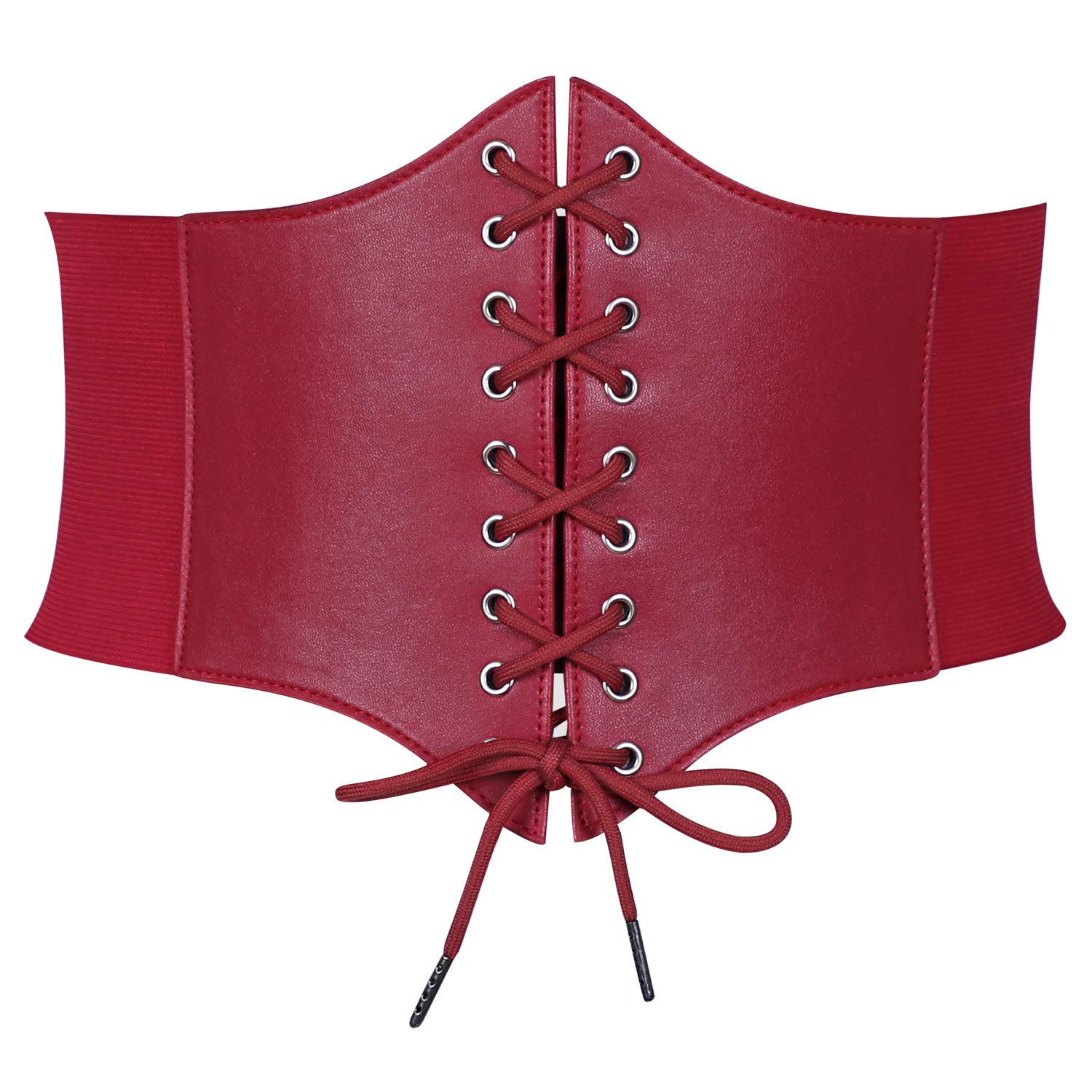 JASGOOD Women’s Elastic Costume Waist Belt Lace-up Tied Waspie Corset Belts for Women - JASGOOD OFFICIAL