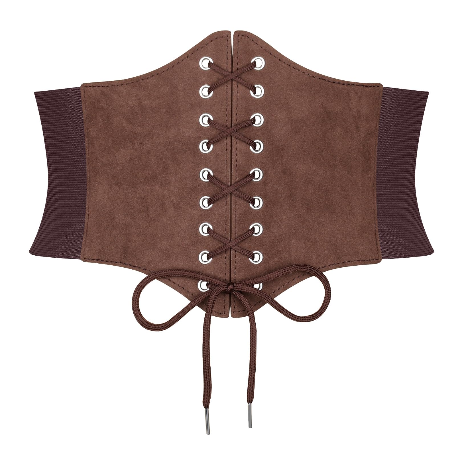 JASGOOD Women’s Elastic Costume Waist Belt Lace-up Tied Waspie Corset Belts for Women - JASGOOD OFFICIAL