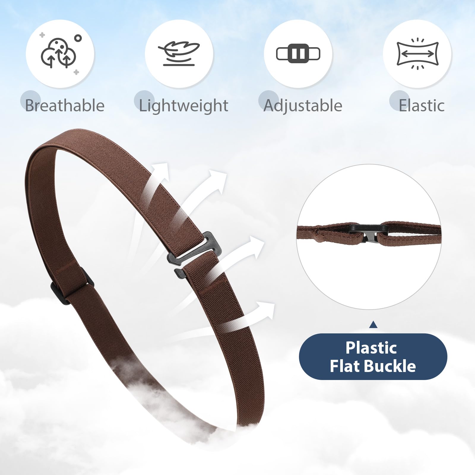 JASGOOD Crop Top Tuck Waist Band Adjustable Band for Sweater Shirts Tuck Band Women Elastic Stretch Belts - JASGOOD OFFICIAL