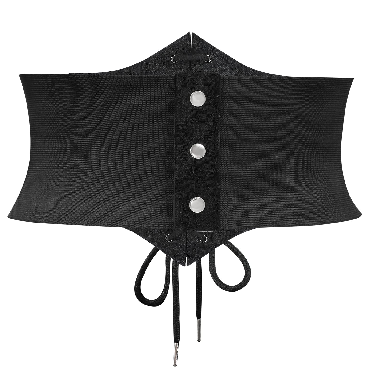 JASGOOD Women’s Elastic Costume Waist Belt Lace-up Tied Waspie Corset Belts for Women - JASGOOD OFFICIAL