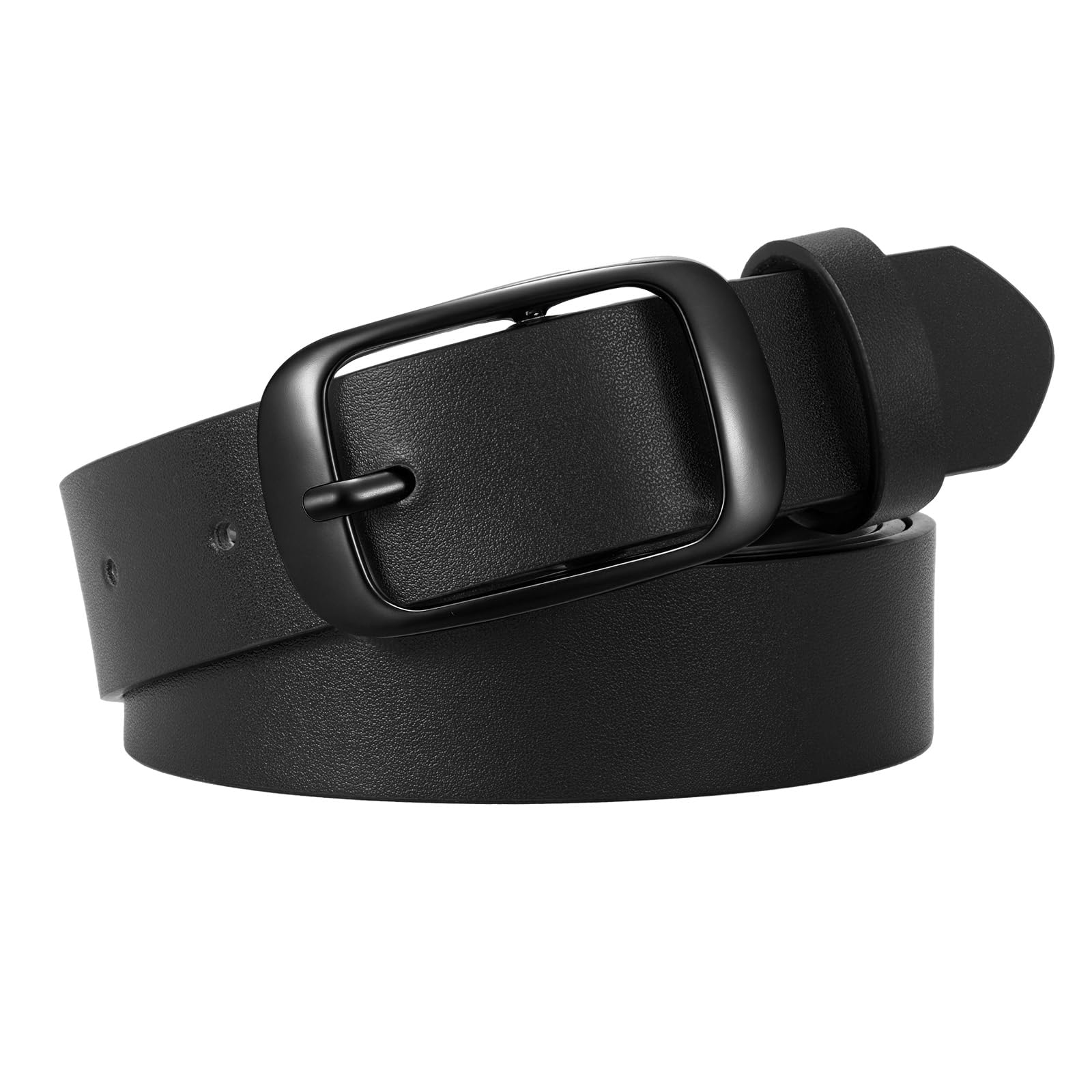 WERFORU Plus Size Belt for Women Leather Belt with Metal Buckle Ladies Casual Belt for Jeans Pants - JASGOOD OFFICIAL