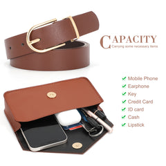 Slim Fashion Fanny Pack Phone Holder Money Belt For Women