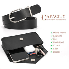 Slim Fashion Fanny Pack Phone Holder Money Belt For Women