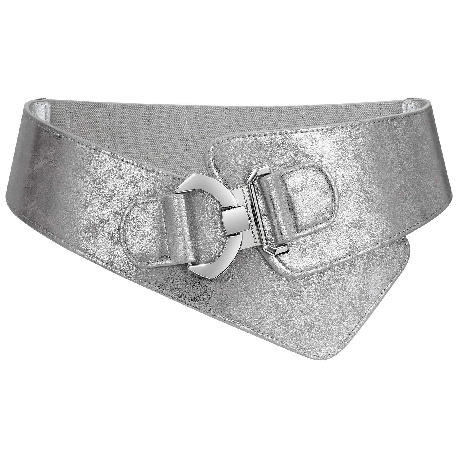 JASGOOD Wide Elastic Stretch Waist Belt Women's Adjustable Fashion Dress Belt - JASGOOD OFFICIAL
