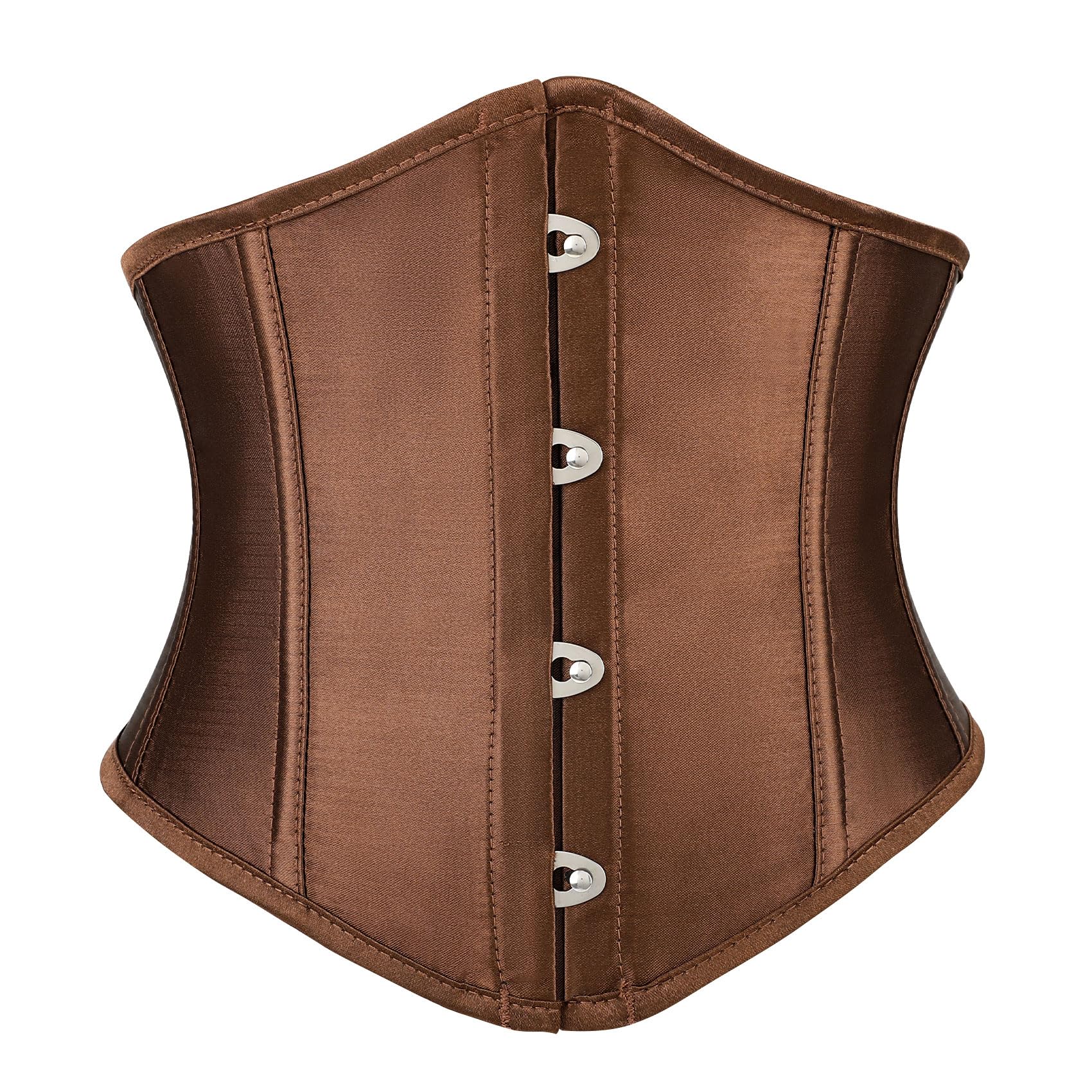 JASGOOD Corset Belt for Women Underbust Boned Lace Up Corset Wide Waist Corsets Halloween Cosplay Renaissance Pirate Belt