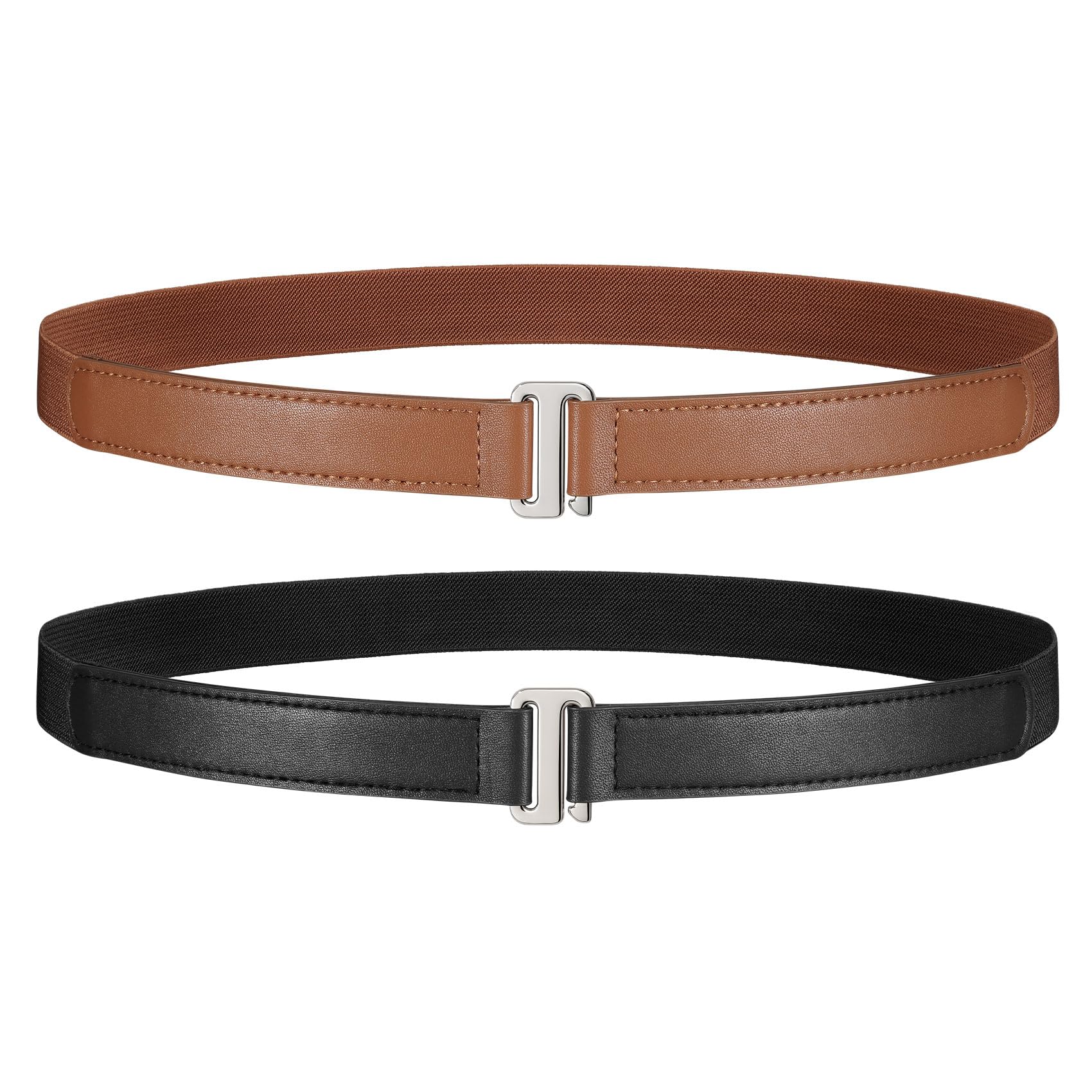 JASGOOD 2 Pcs Crop Top Tuck Waist Band Tool for Tucking Sweaters Tops and Shirts Stretch Belts for Women