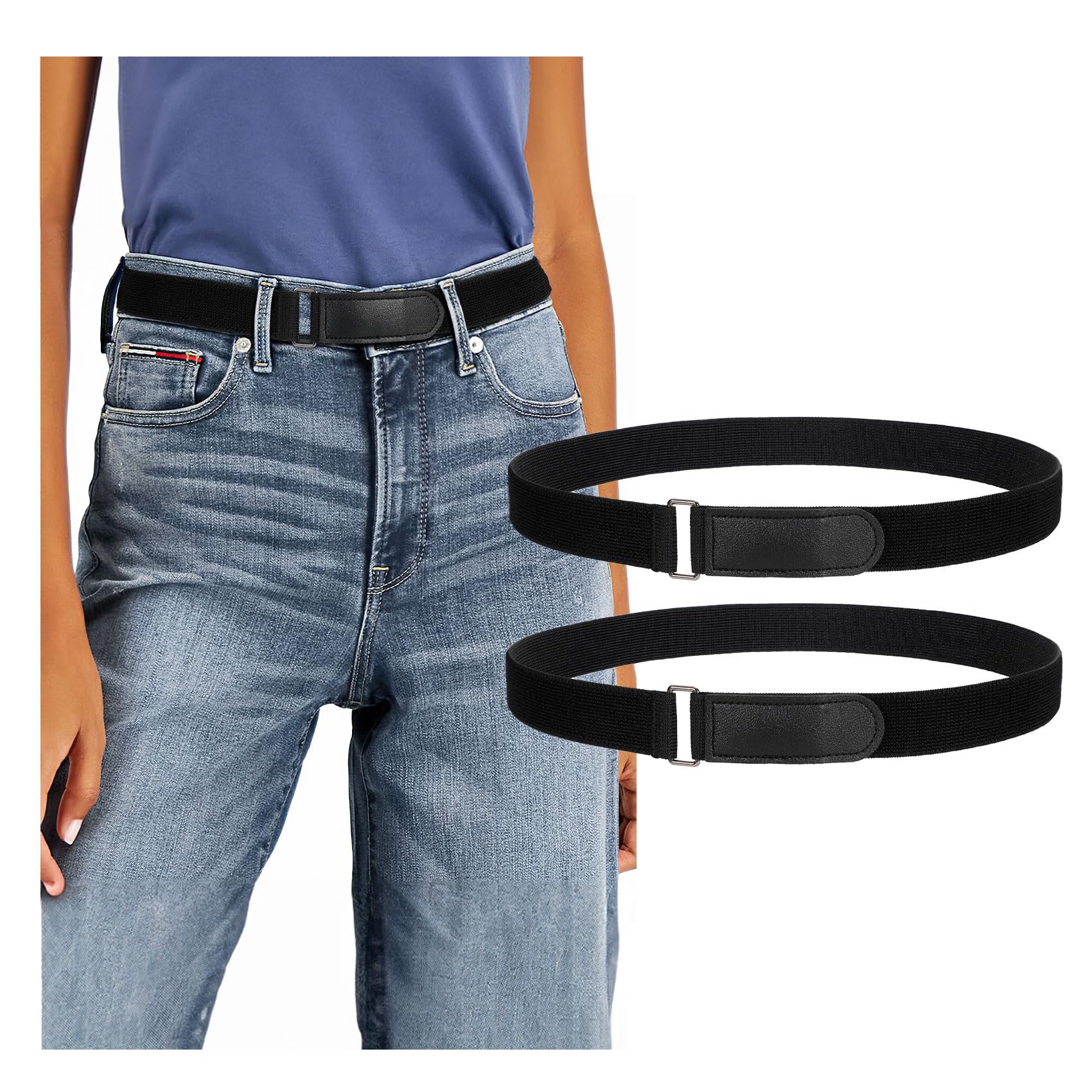 JASGOOD Crop Top Tuck Waist Band Adjustable Band Tucking Sweaters Shirts Elastic Stretch Belts for Women Change Style of Tops - JASGOOD OFFICIAL