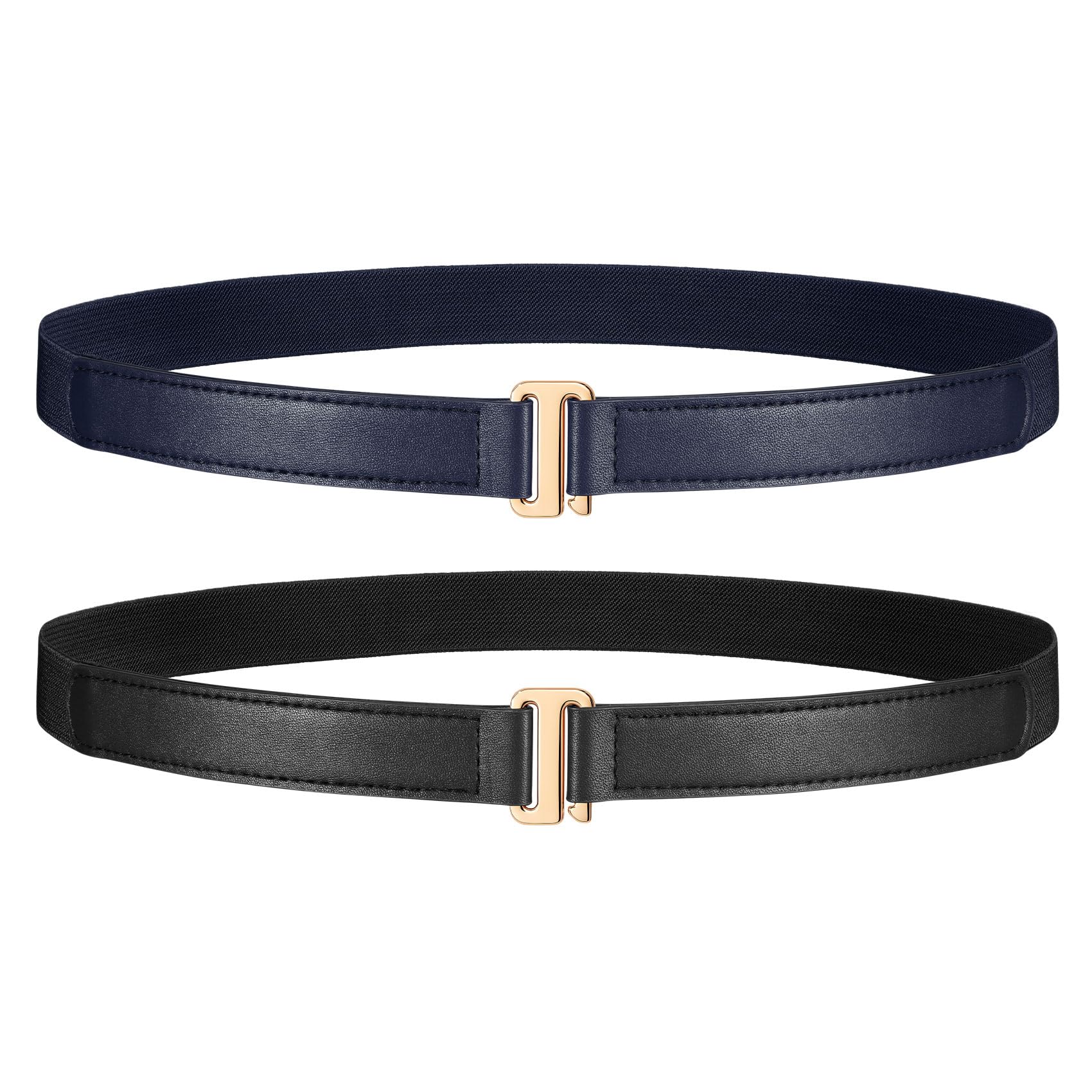 JASGOOD 2 Pcs Crop Top Tuck Waist Band Tool for Tucking Sweaters Tops and Shirts Stretch Belts for Women