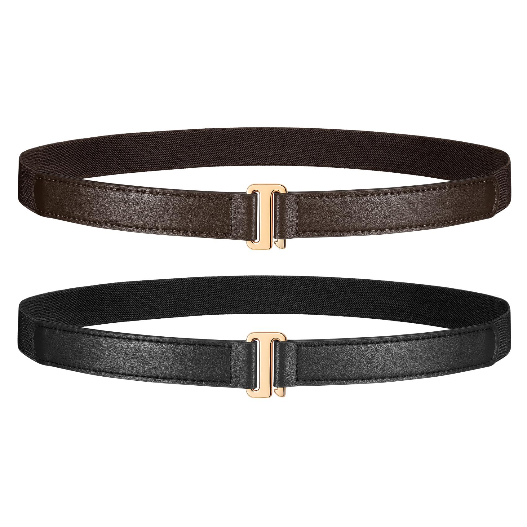 JASGOOD 2 Pcs Crop Top Tuck Waist Band Tool for Tucking Sweaters Tops and Shirts Stretch Belts for Women