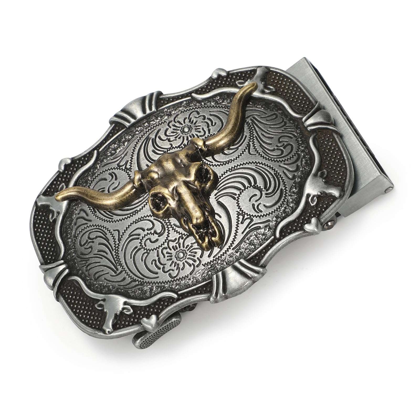 Western Sliding Belt | 2 Buckles + 1 Strap