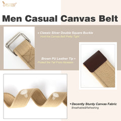 Mens Stretch Braided Web Belt Elastic For Casual Golf Jeans