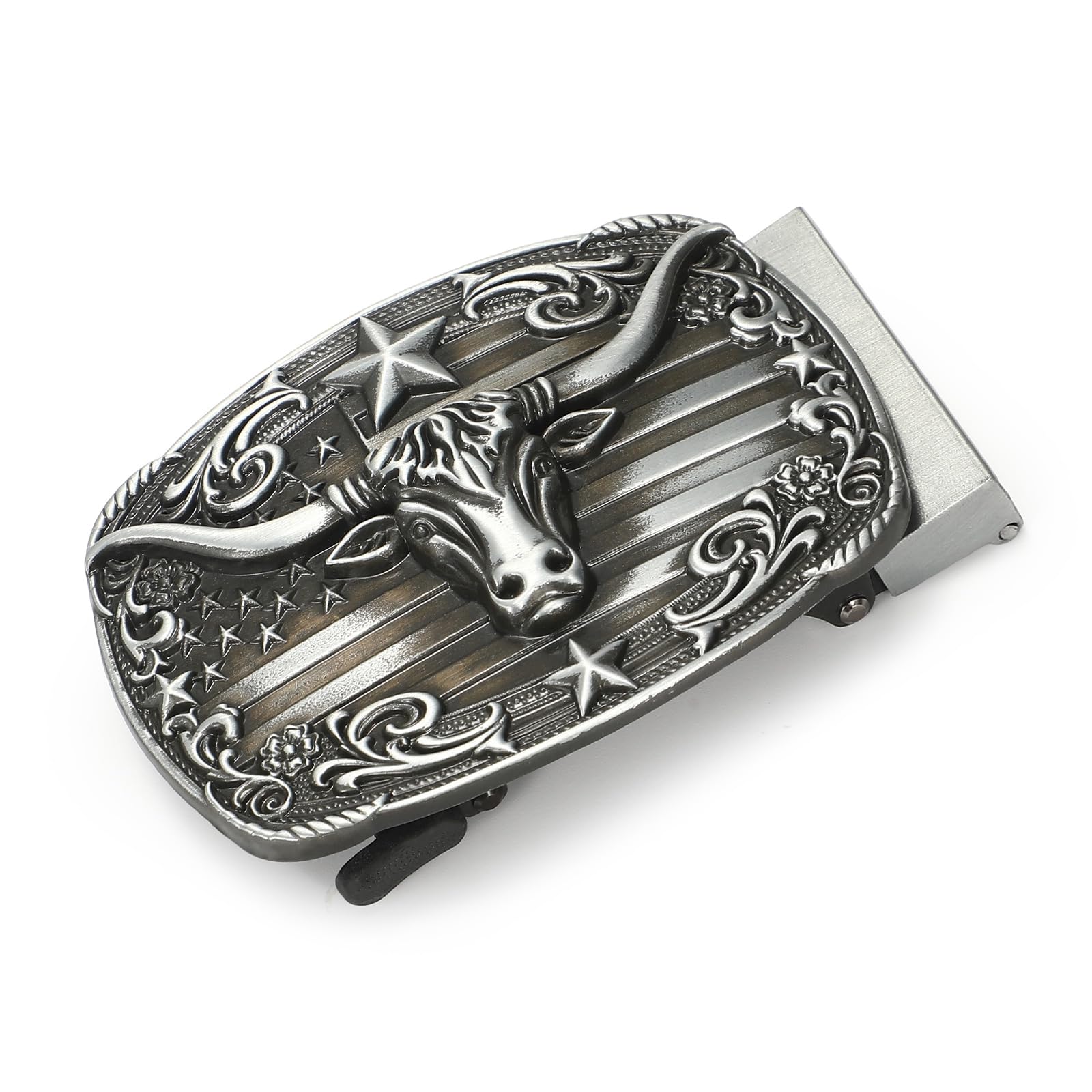 Western Buckle Fits 1.5" Slide Belt Strap