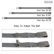 Women Invisible Elastic Stretch Adjustable No Show Web Belt