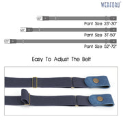 Women Invisible Elastic Stretch Adjustable No Show Web Belt