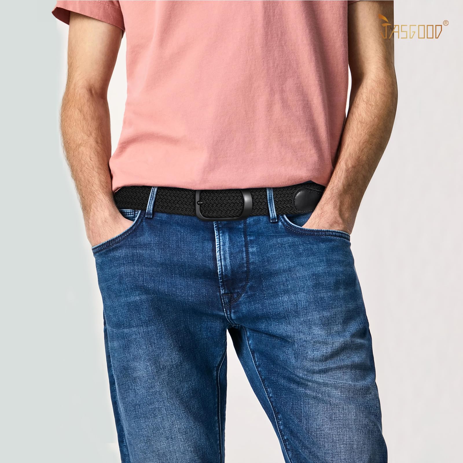 Elastic Casual Belt Golf Belt for Jeans