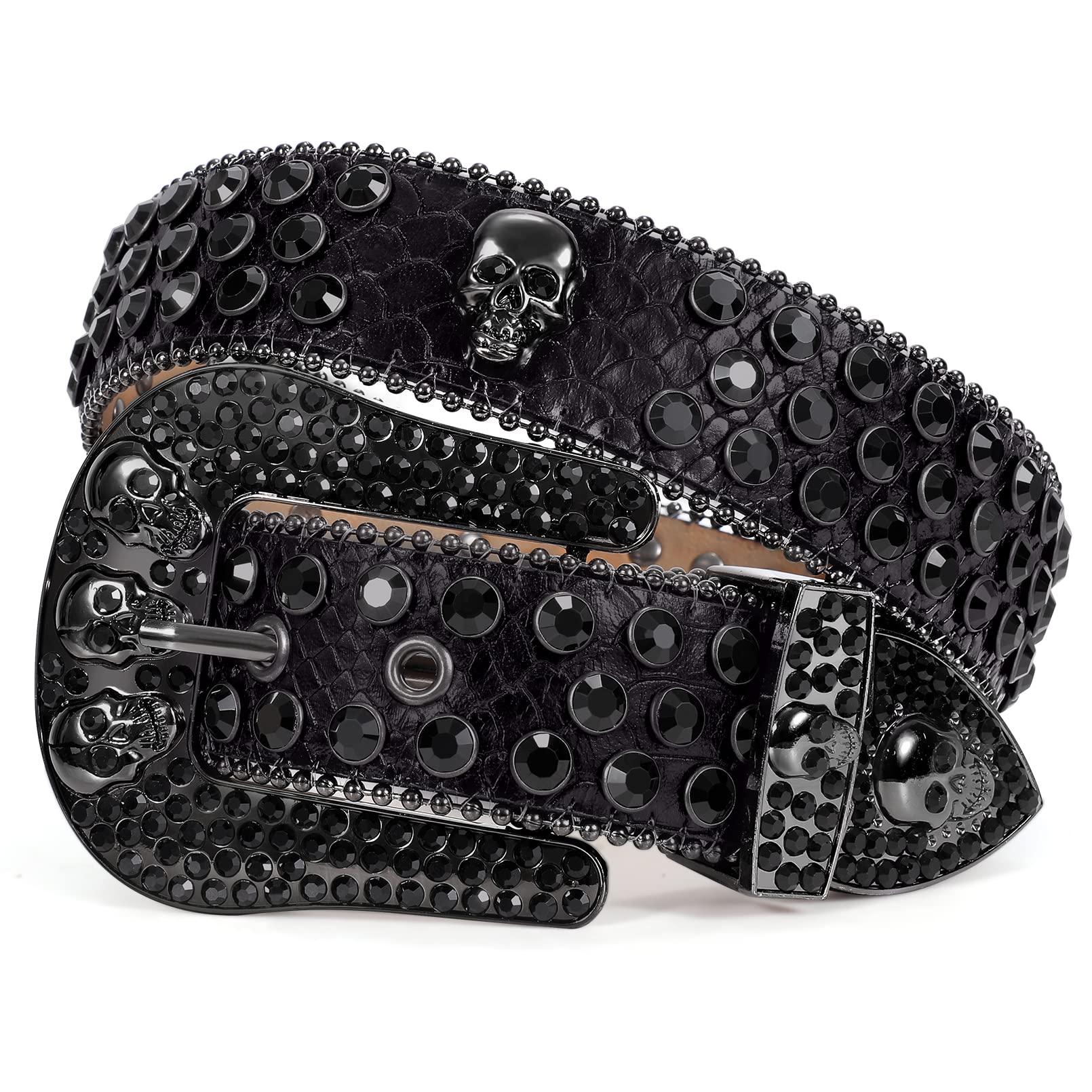 Skull Rhinestone Belt - JASGOOD OFFICIAL