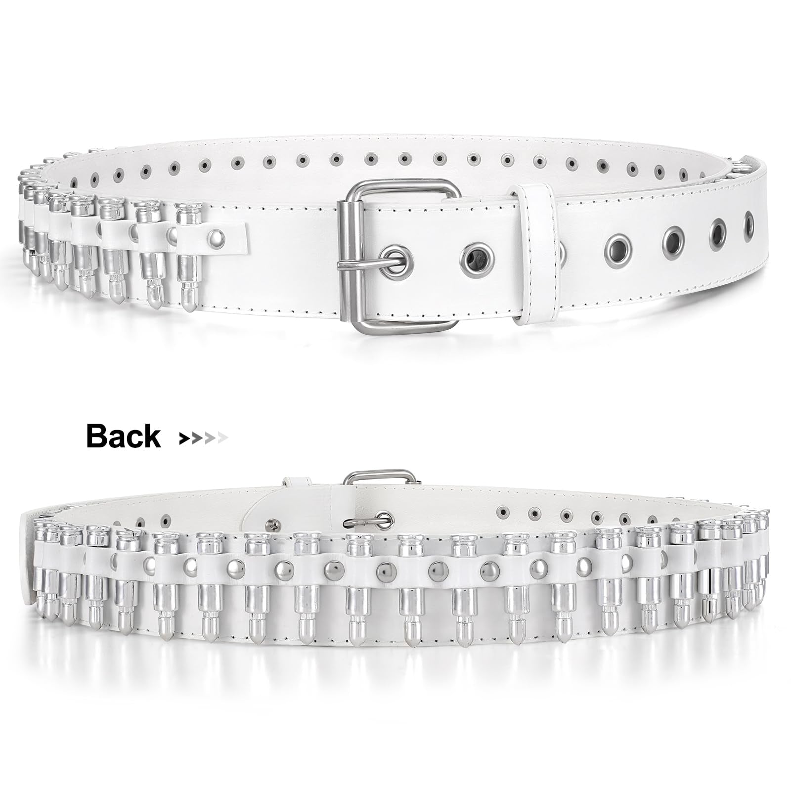 Y2K Goth Bullet Design Belt