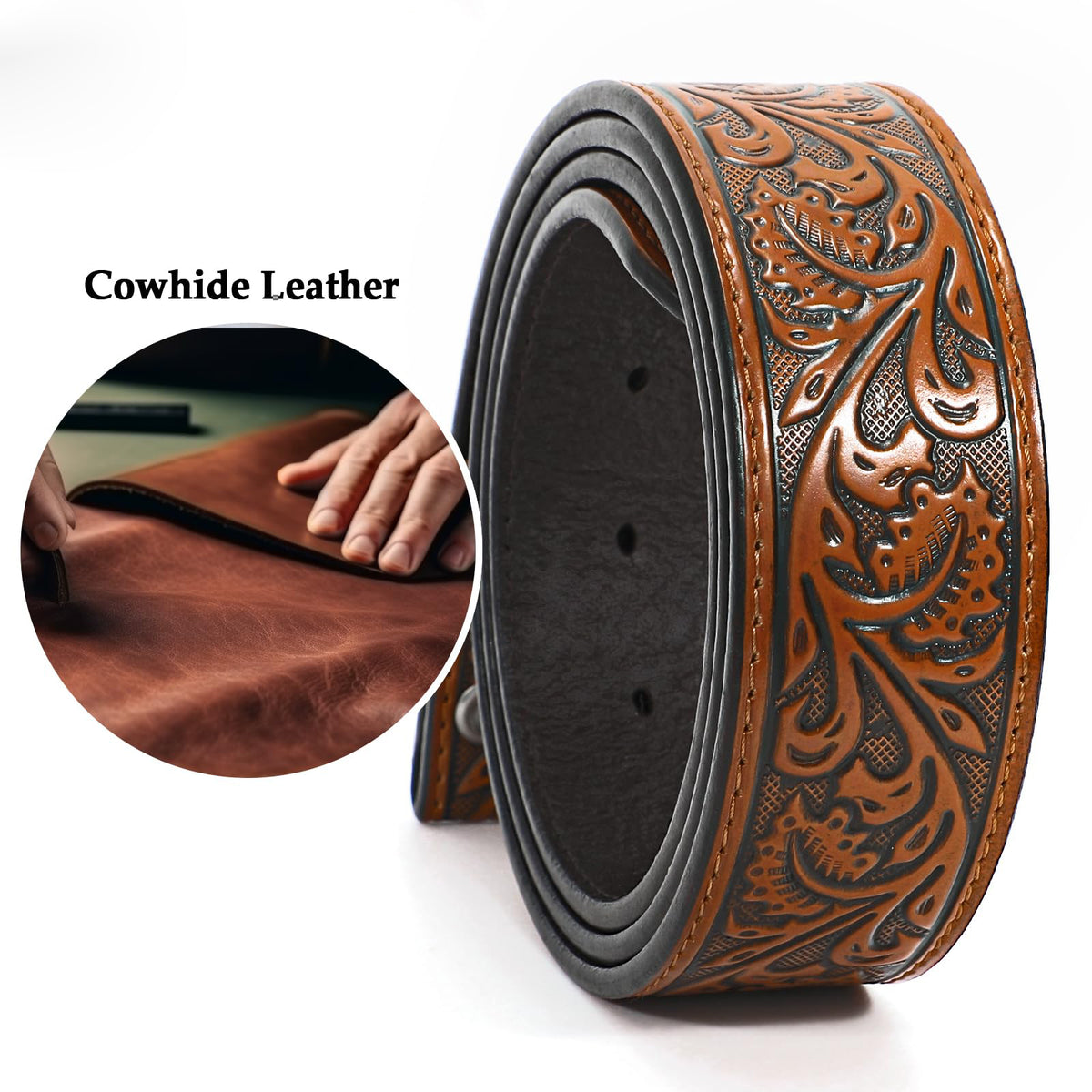 Unisex Western Belt Vintage Country Belts