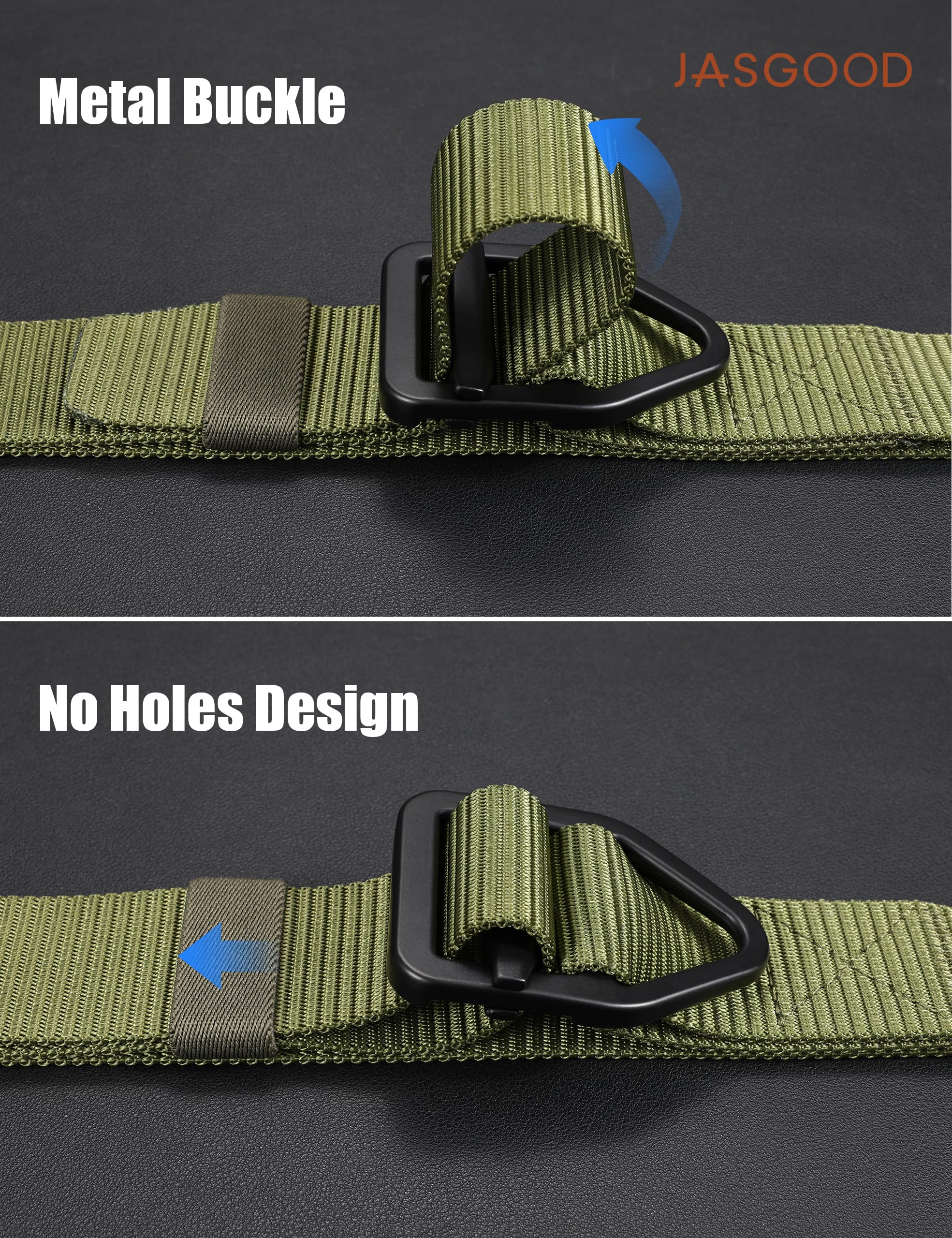 Nylon Belt With Meatal Buckle - JASGOOD OFFICIAL