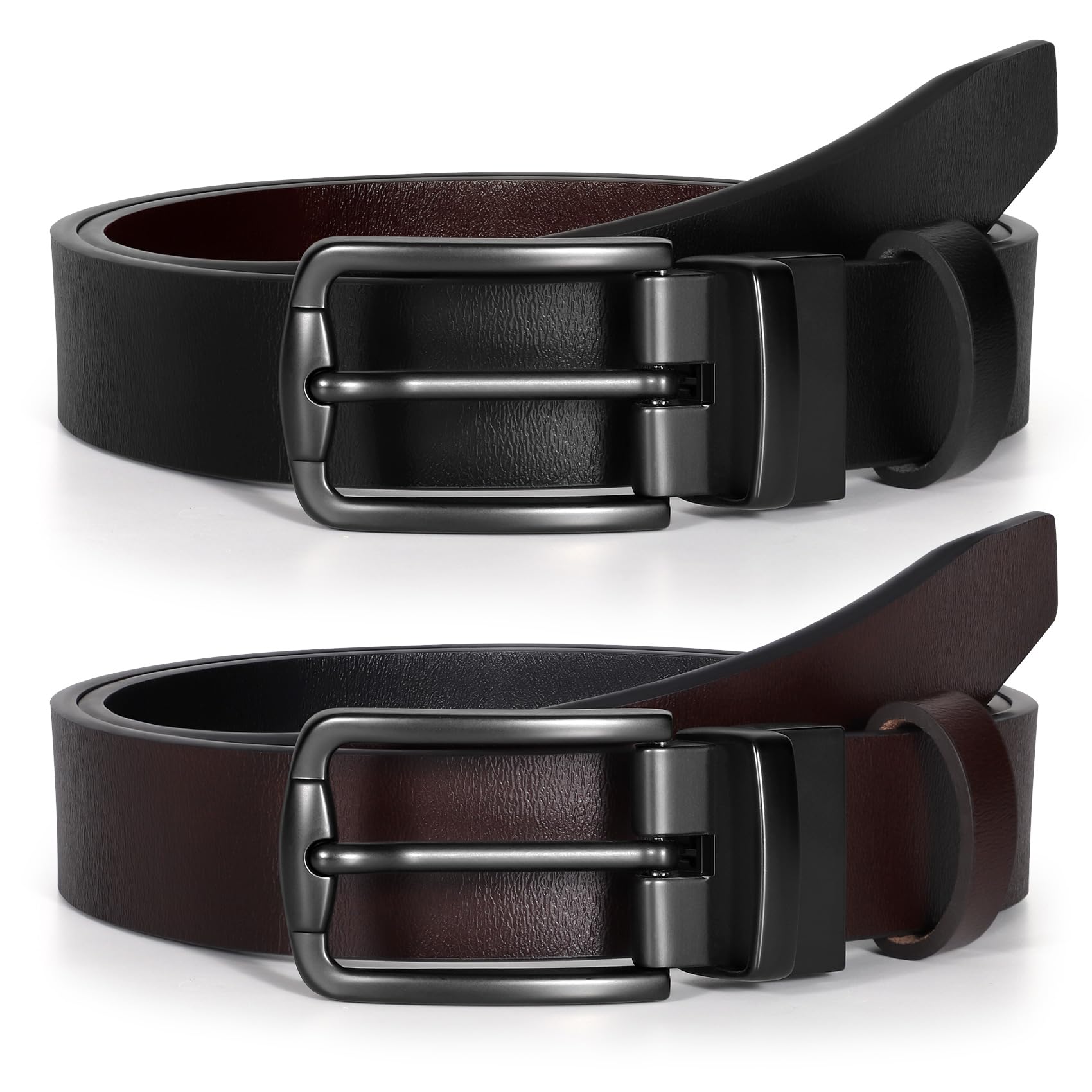 Rotated Reversible Belt For Tailored Pants