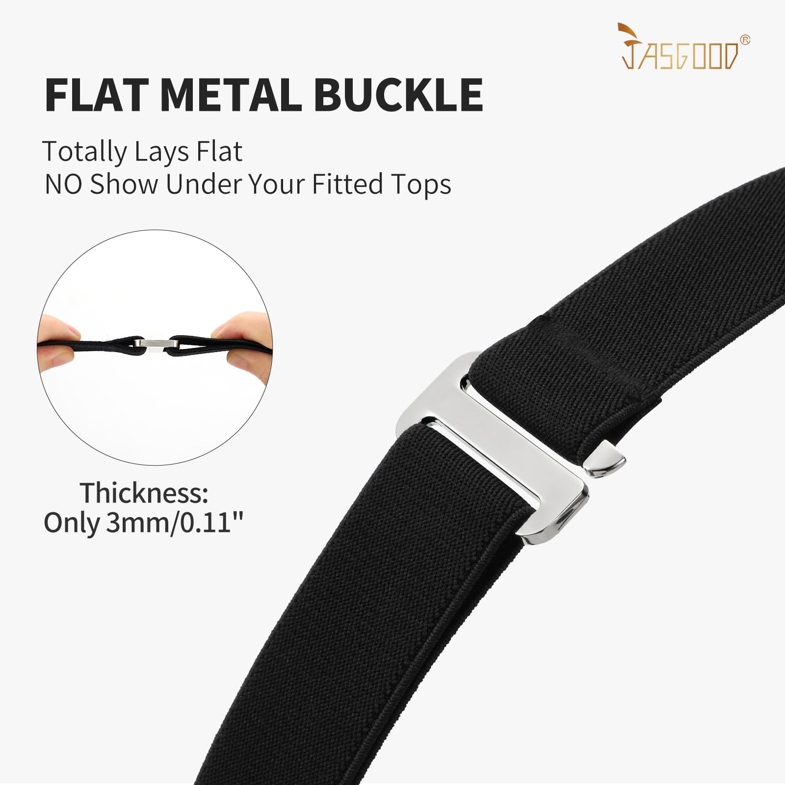 1-pack Invisible Elastic Web Strap Belt