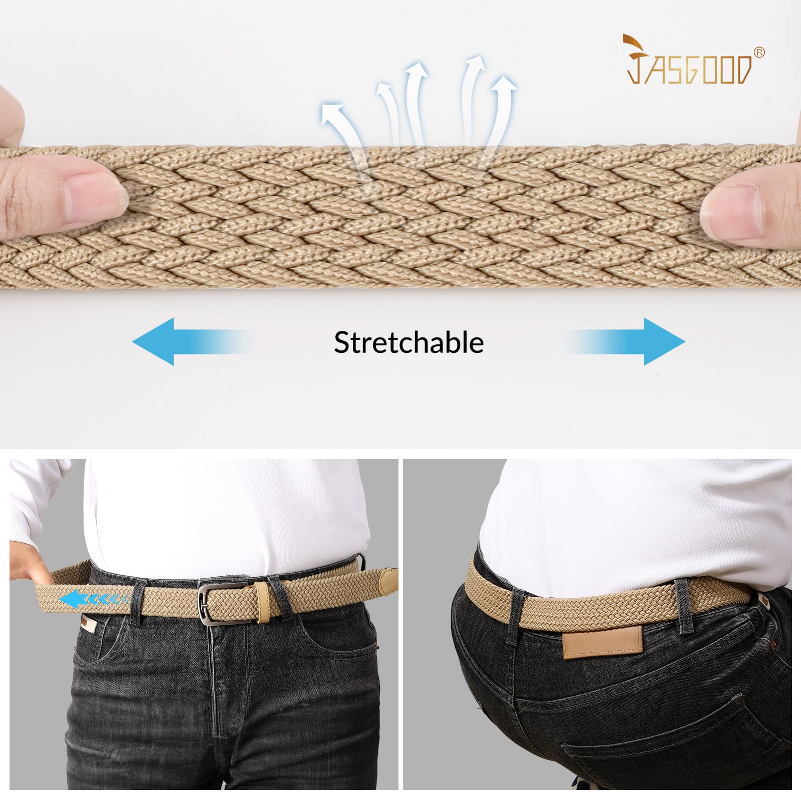 Elastic Braided Woven Belt