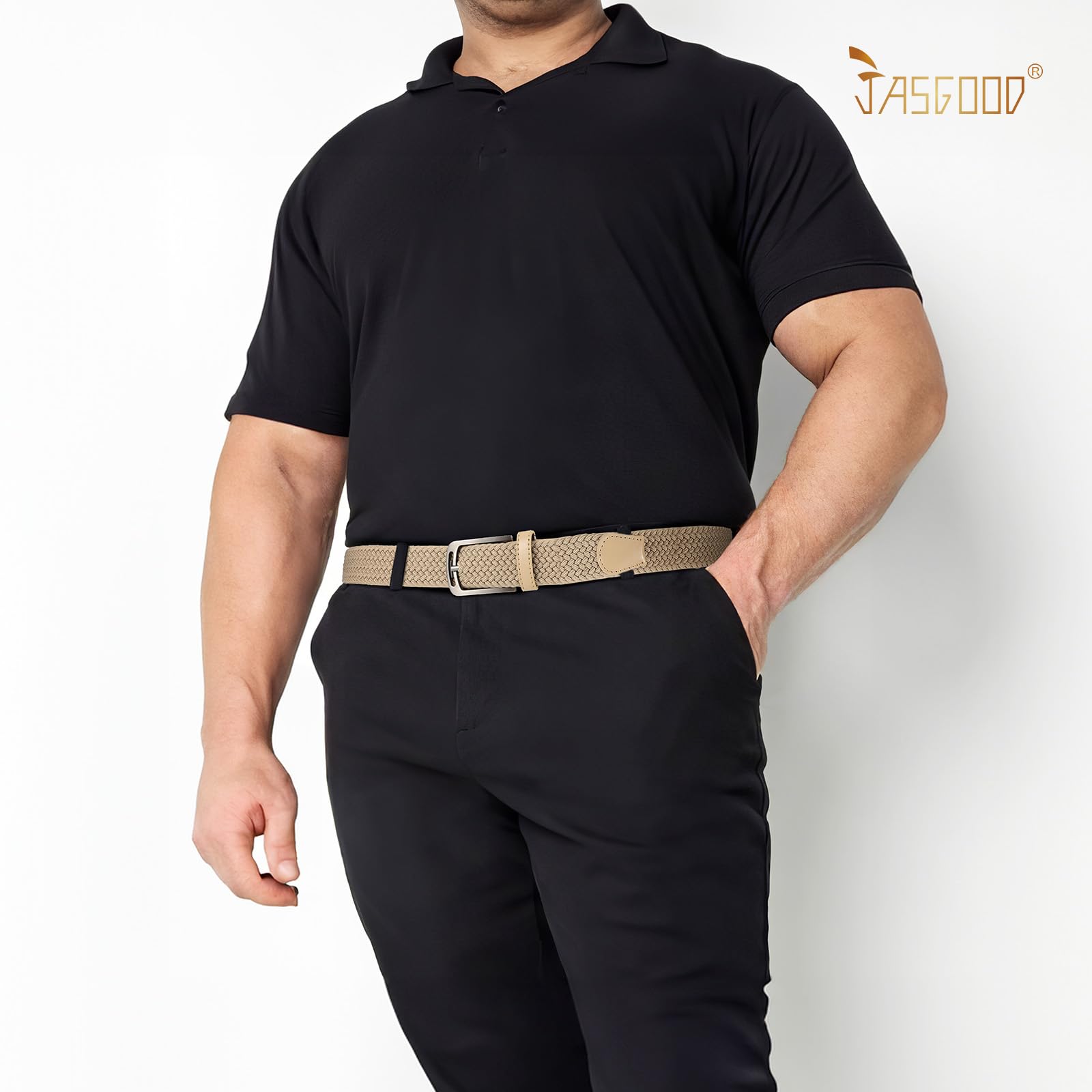 Elastic Braided Woven Belt