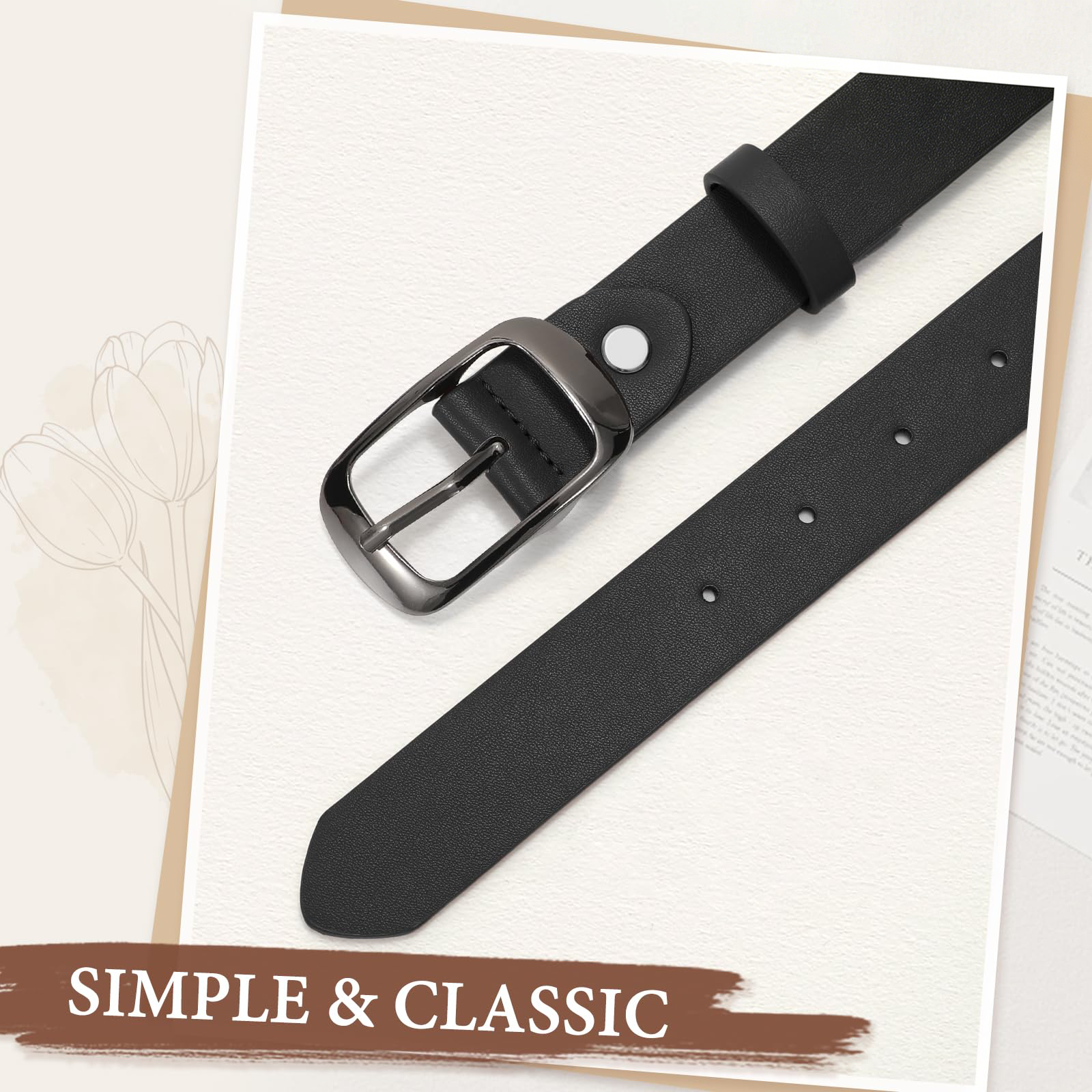 Ladies Casual Belt for Jeans Pants