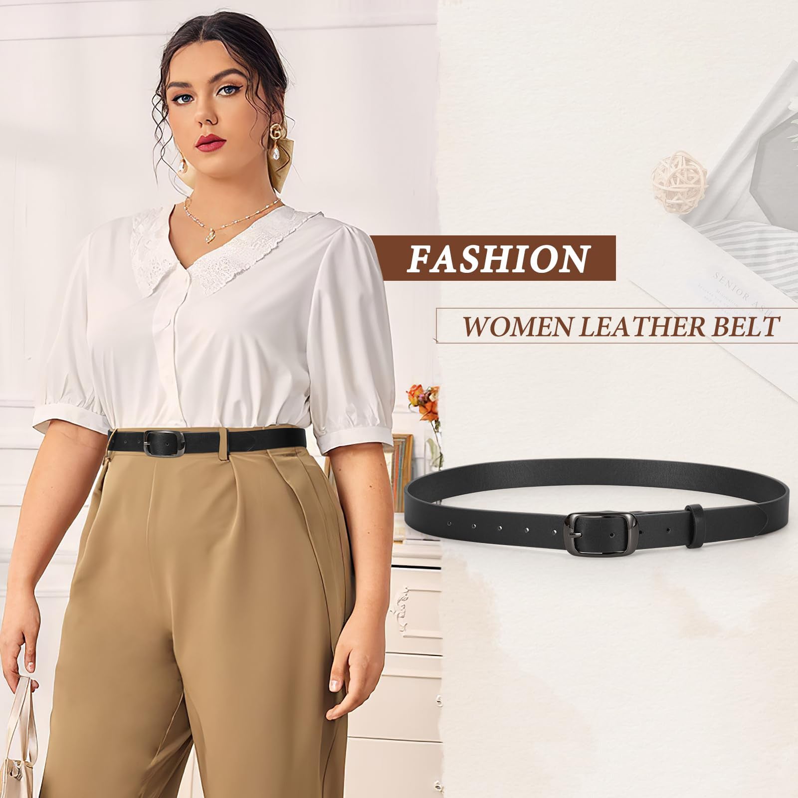 Ladies Casual Belt for Jeans Pants