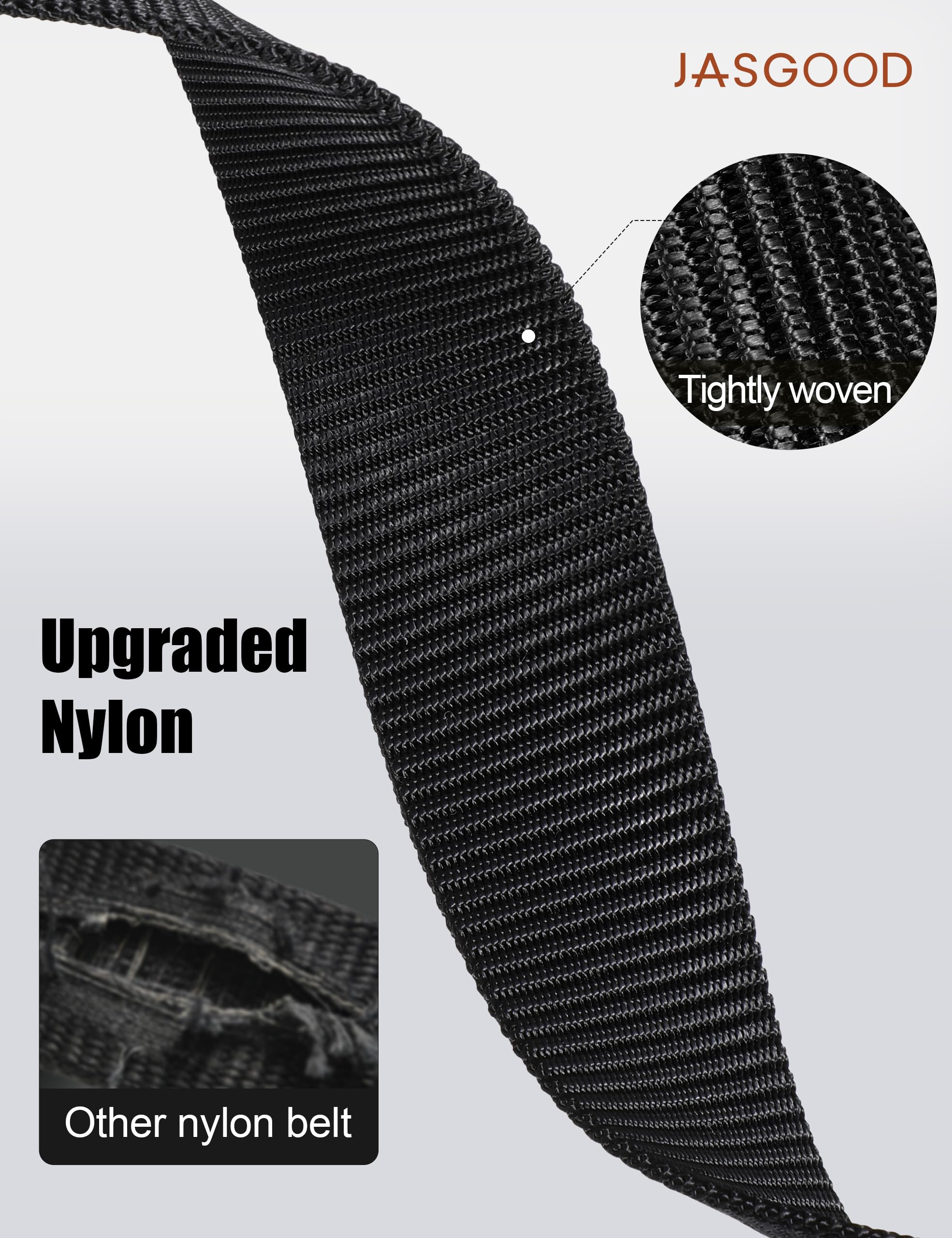Nylon Belt With Meatal Buckle - JASGOOD OFFICIAL