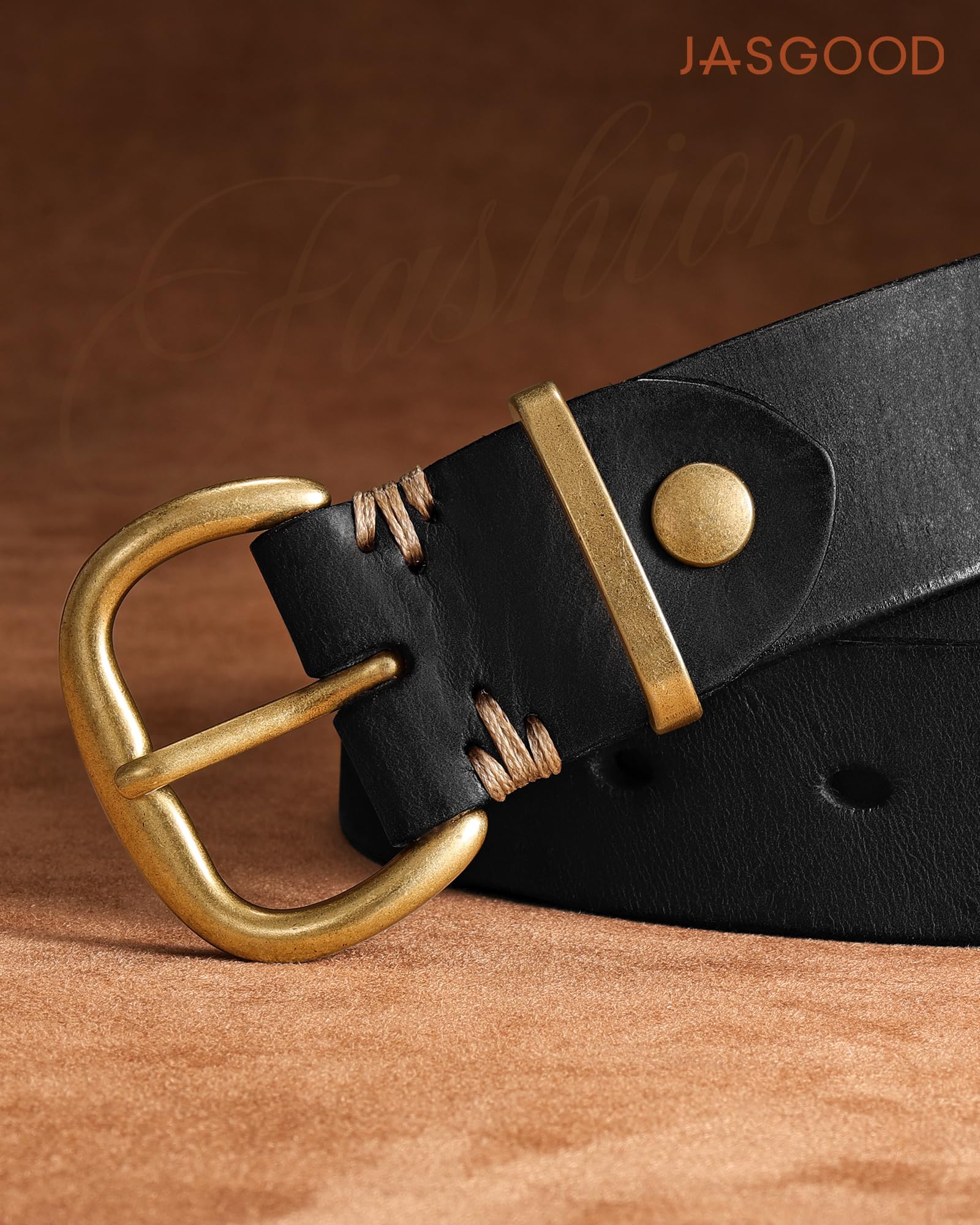 Fashion Full-Grain Cowhide Leather Waist Belt For Women