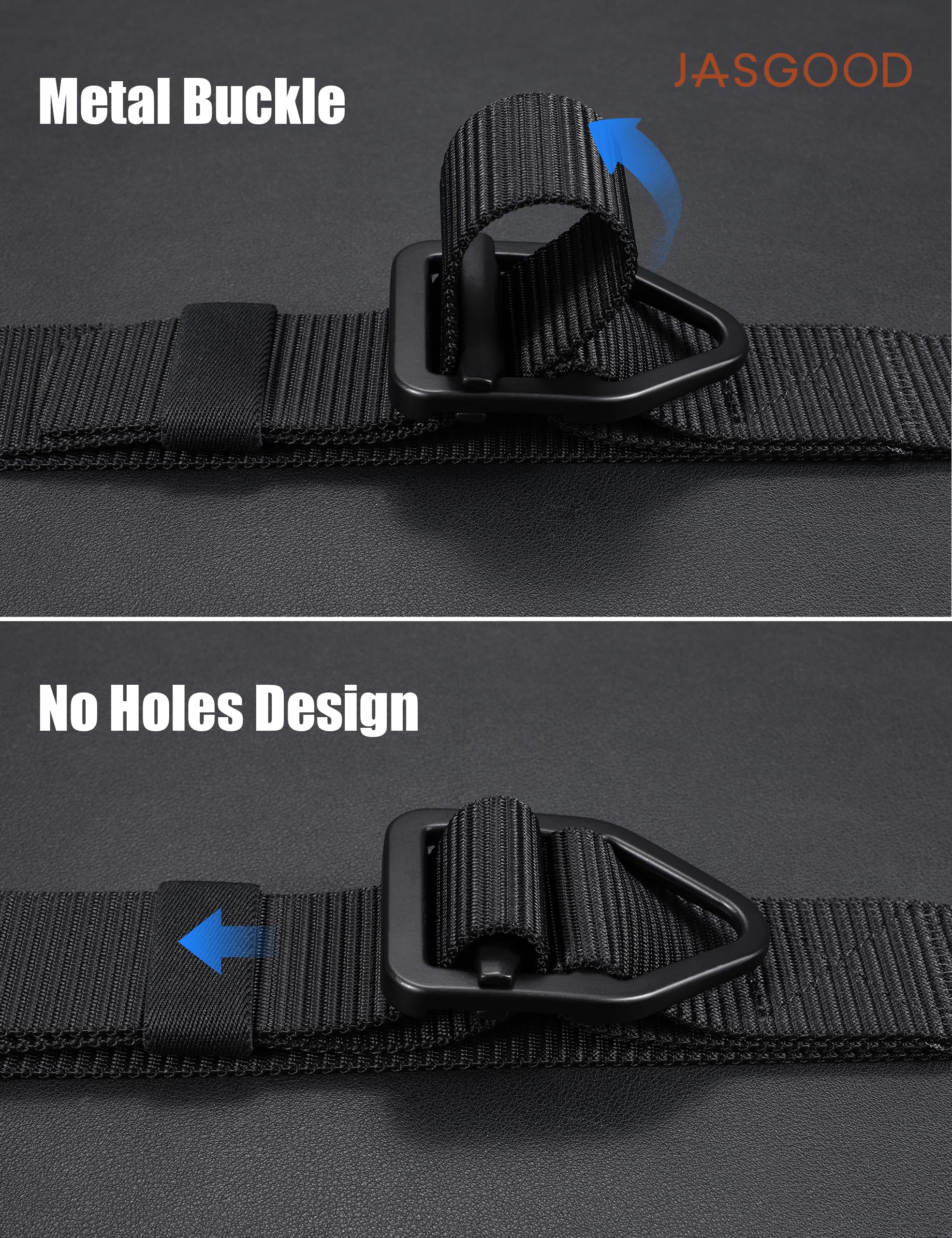 Nylon Belt With Meatal Buckle - JASGOOD OFFICIAL