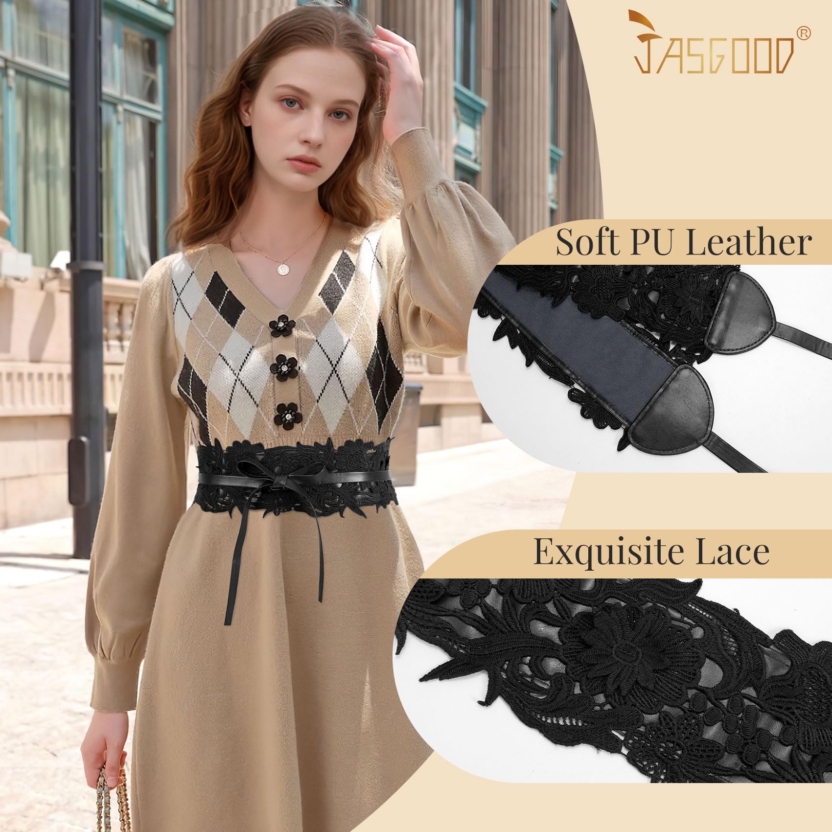 Bow-Tie Wrap Up Cinch Wide Belt