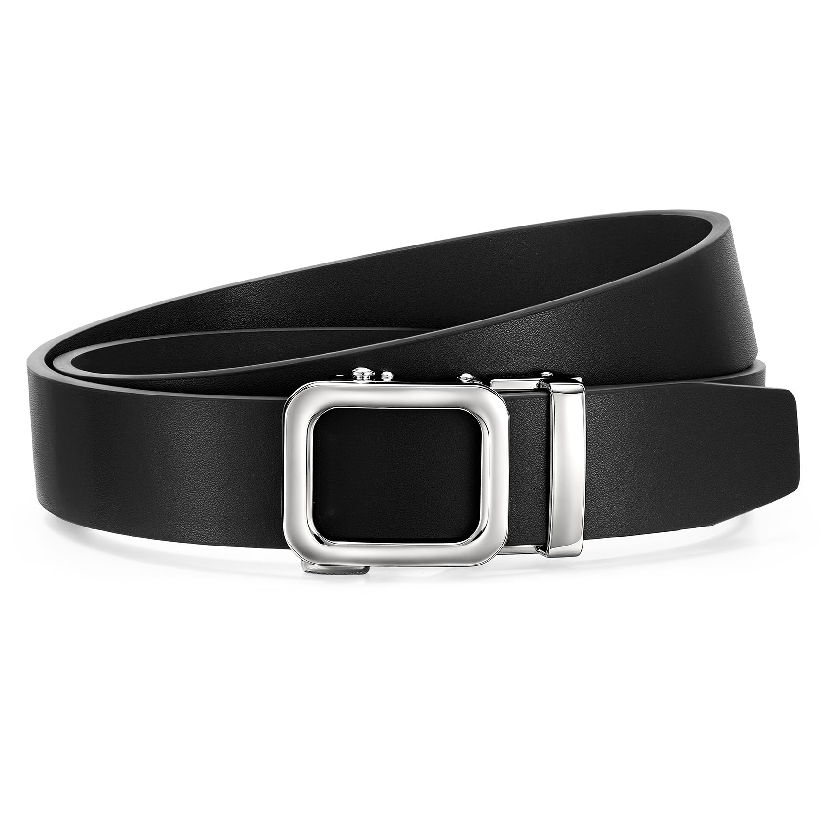 No Holes Ratchet Leather Belt for Women - JASGOOD OFFICIAL