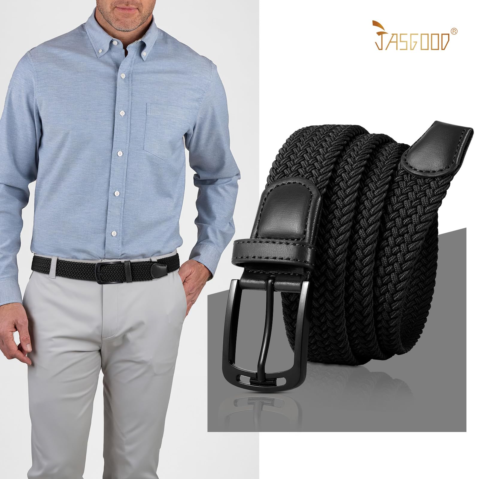 Elastic Braided Woven Belt