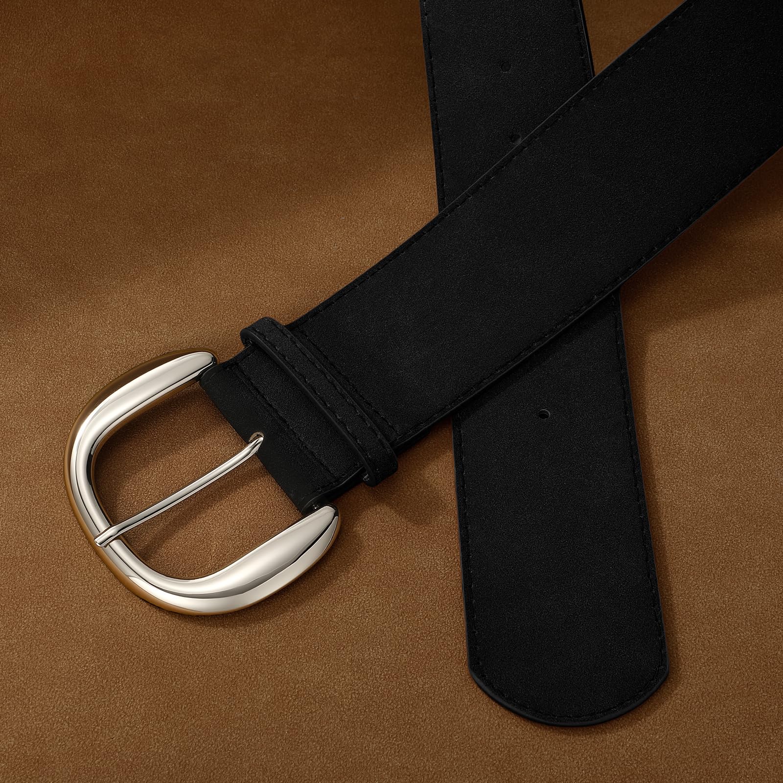 Suede Wide Belt For Lady - JASGOOD OFFICIAL