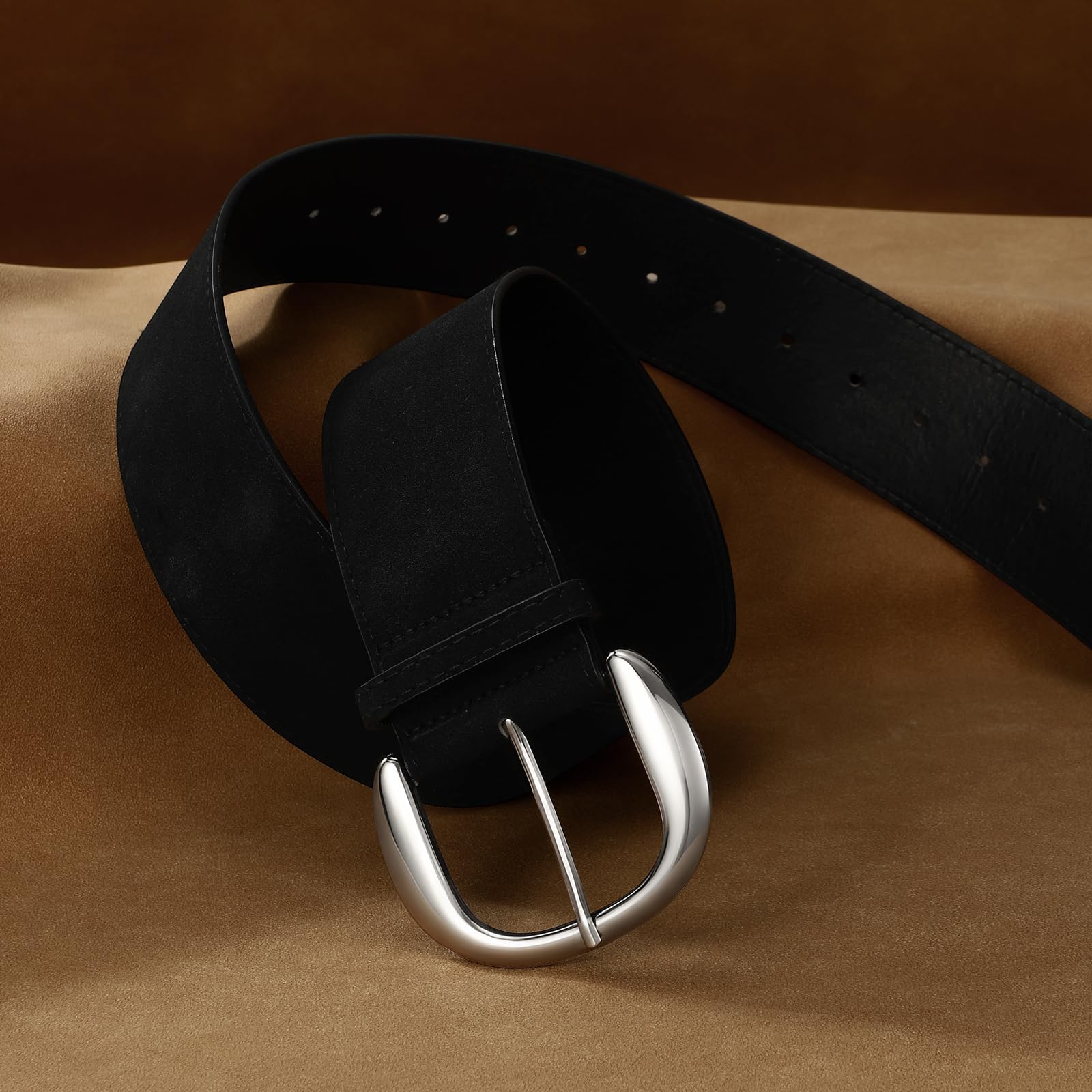 Suede Wide Belt For Lady - JASGOOD OFFICIAL