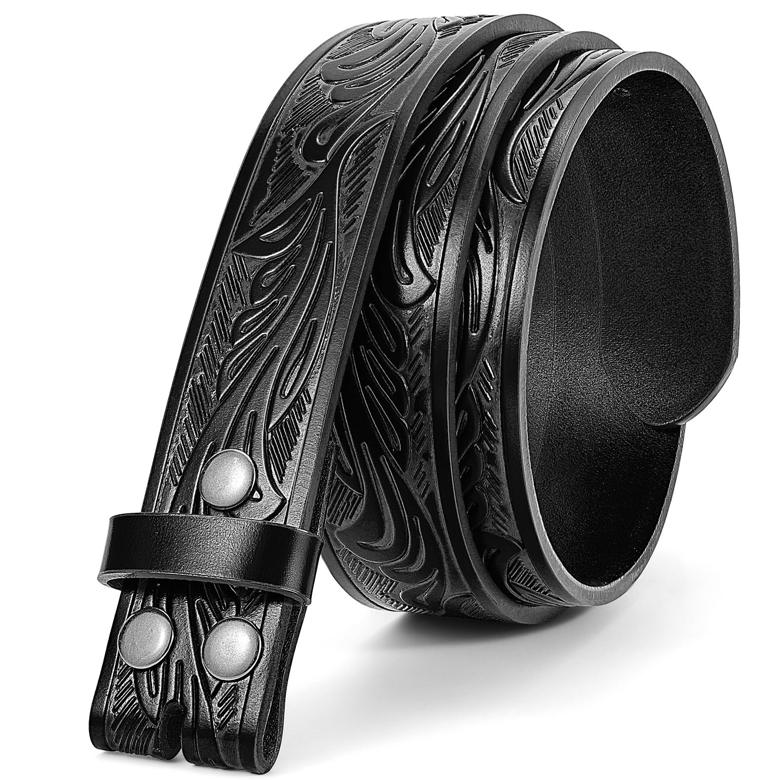 Western Belt Strap Without Buckle - JASGOOD OFFICIAL