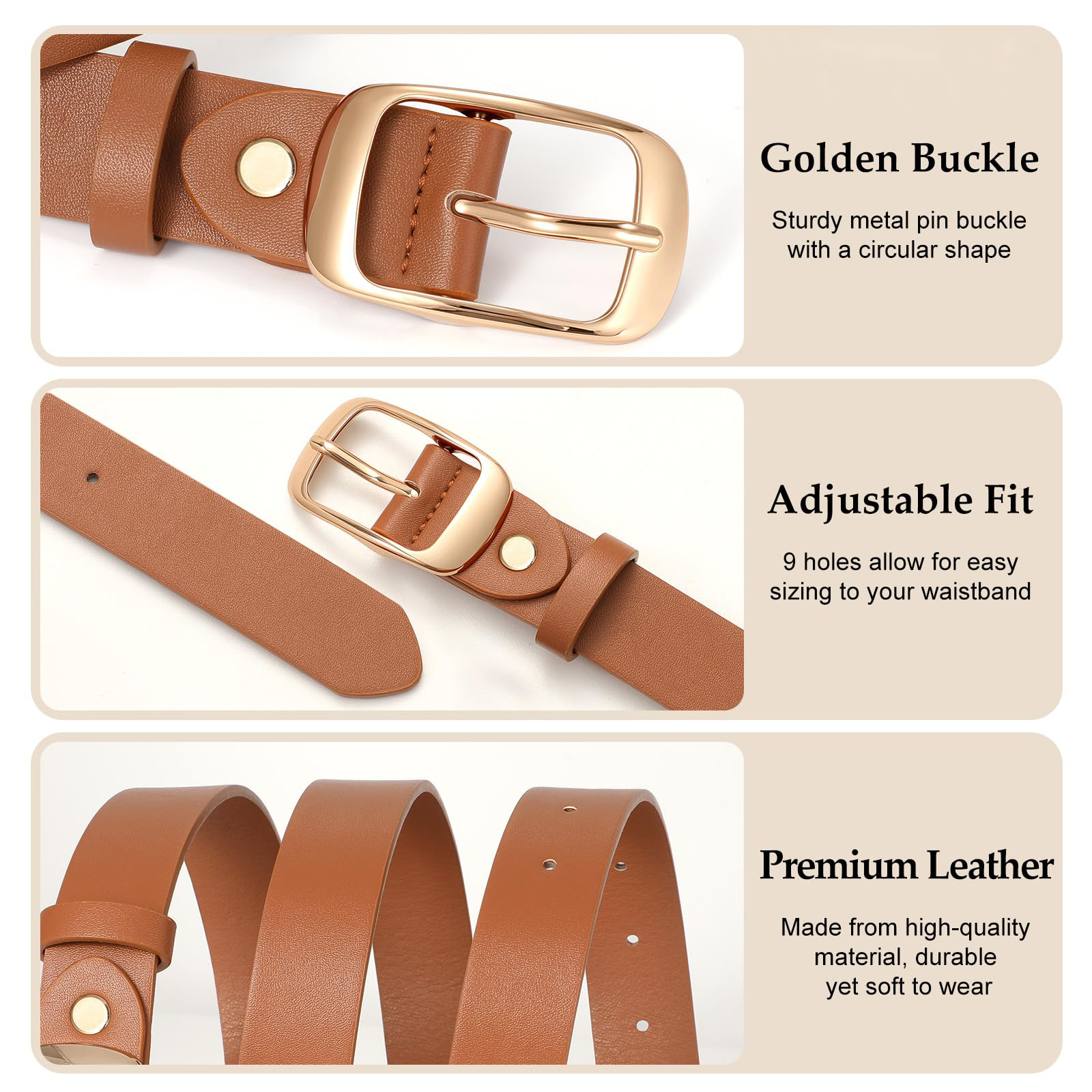 Ladies Casual Belt for Jeans Pants